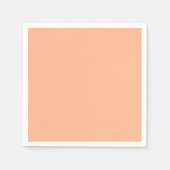 Couleur de tendance - Serviettes en papier de pêch (Devant)