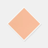 Couleur de tendance - Serviettes en papier de pêch (Coin)