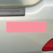 Couleur de tendance - Sticker de pare-chocs rose p (En voiture)