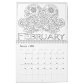 Couleur de votre année Calendrier personnalisé imp (Feb 2026)