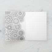 Couleur de votre propre carte de voeux (Intérieur)