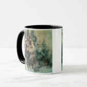 Couleur d'eau berger allemand Mug (Devant gauche)