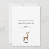 Couleur d'eau douce paysage d'hiver Bonne carte du (Dos)