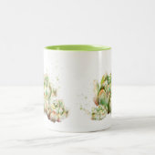Couleur d'eau douce vert Cactus succulent mug (Centre)