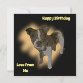 Couleur d'eau Fox Terrier, Carte d'anniversaire pl (Dos)