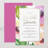 COULEUR D'EAU Invitation à la douche de nage FLORA (Devant / Derrière)