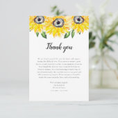 Couleur d'eau Merci de tournesol (Debout devant)