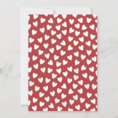 Couleur d'eau mignonne Invitation de la Saint Vale (Dos)