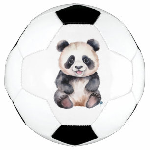 Couleur d'eau pour bébé panda