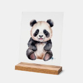 Couleur d'eau pour bébé panda (Angle)
