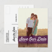 COULEUR D'EAU PURPLE SPLASH | ENREGISTRER LA CARTE (Devant / Derrière)