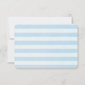 Couleur d'eau rouge clair phare mariage RSVP (Dos)