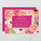 COULEUR D'EAU TROPIC Invitation à la douche de nup (Devant / Derrière)