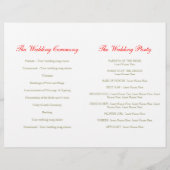 Couleur d'eau tulipe rouge grand programme de mari (Dos)