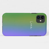 Couleur dégradée Coque iPhone 11 Customisé (Dos (Horizontal))