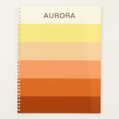 Couleur dégradée Retour à l'école - Nom personnali (Devant)