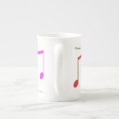 Couleur des Musiques Notes Mugs (Dos)
