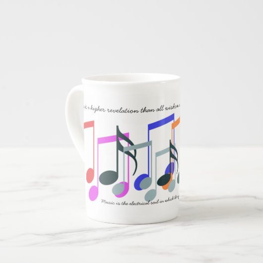 Couleur des Musiques Notes Mugs (Devant gauche)