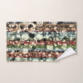 Couleur douce texture avec le ton d'un verre gris (Serviette à main)