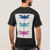 couleur Dragon mouche design T-shirt (Dos)