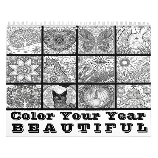 Couleur du calendrier Couleur de votre année (Protection)