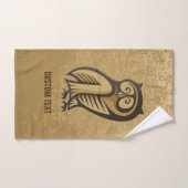 Couleur du symbole de hibou (Serviette à main)