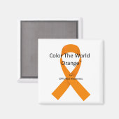 Couleur du World Orange™ pour le Magnet CRPS/RSD (Recto/Verso)