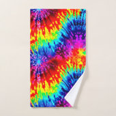 COULEUR DYNAMIQUE MODERNE TIE-DYE (Serviette à main)