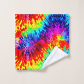 COULEUR DYNAMIQUE MODERNE TIE-DYE (Gant de toilette)