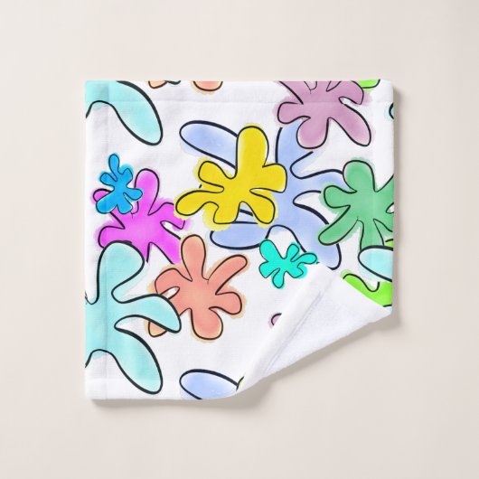 Couleur éclatée (Gant de toilette)