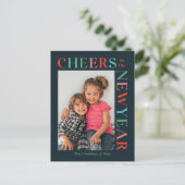 Couleur élégante de cadre modifiable Bonne carte d (Debout devant)