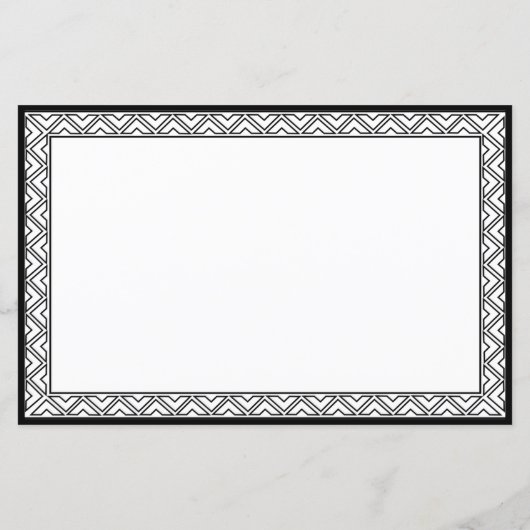 Couleur Élégante de votre propre papier à lettres (Dos)