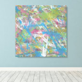 Couleur et mouvement Art Abstrait Impression (Insitu (Plancher de Bois))
