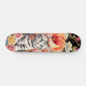 Couleur Fleur sauvage & Kitten Motif Skateboard (Horz)