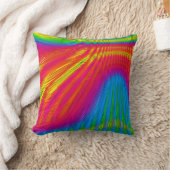 Couleur Flux-Carré Jeu Oreiller (Couverture)