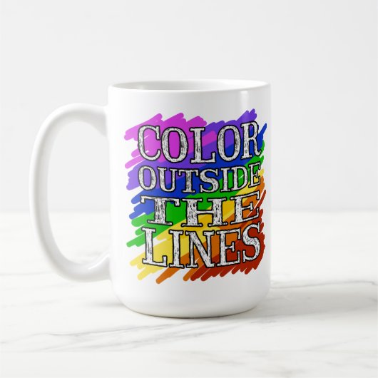 Couleur hors de la tasse Lignes (Gauche)