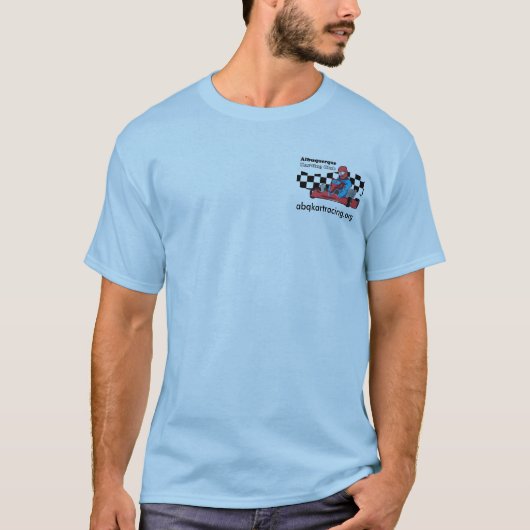 Couleur karting de T-shirt de club d'ABQ (Devant)