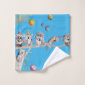 Couleur Koala Koalas Cute Animal Blue Towset (Gant de toilette)