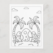 Couleur Me Dinosaure Oeufs | Cartes d'activité (Devant)