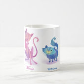 Couleur mignonne Happy Cats Mug (Centre)