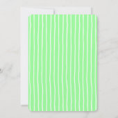 Couleur minimale | Neon Green | FAIRE-PART DE MARI (Dos)