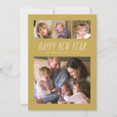 Couleur modifiable Bonne année Carte photo (Devant)