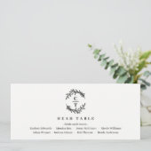 Couleur modifiable de la carte de table de tête - (Debout devant)