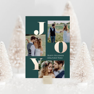 Couleur modifiable de la carte Vacances Joy Foil