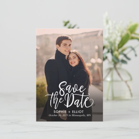 COULEUR MODIFIABLE Du Script Enregistrer La Carte (Debout devant)