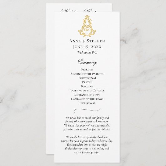 COULEUR MODIFIABLE EN TANT QUE Programme Monogramm (Devant / Derrière)