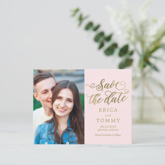 COULEUR MODIFIABLE ÉVITER La Date Carte Postale (Debout devant)