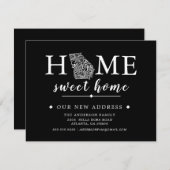 Couleur modifiable GEORGIA Moving Faire-part (Devant / Derrière)