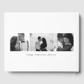 COULEUR MODIFIABLE Livre d'invité Mariage Simply U (Verso)