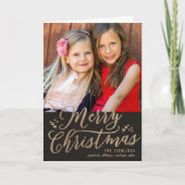 COULEUR MODIFICATIVE Joyeux Noël Carte de voeux (Devant)